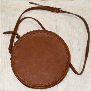 Brown Leather Crossbody Bag